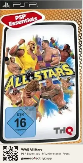 WWE All Stars PlayStation Portable, Germany box front