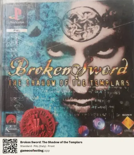 Broken Sword: The Shadow of the Templars PlayStation, Italy box front