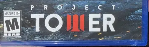 Project Tower, the ESRB box on its front