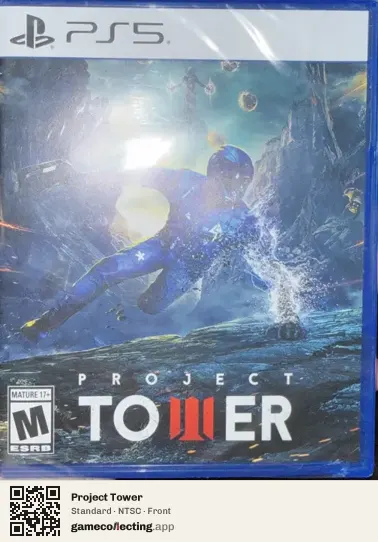 Project Tower PlayStation 5, NTSC box front