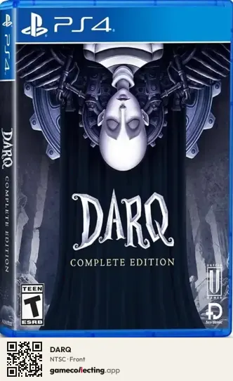 DARQ PlayStation 4, NTSC box front
