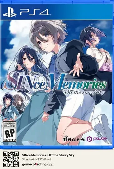 SINce Memories: Off the Starry Sky PlayStation 4, NTSC box front