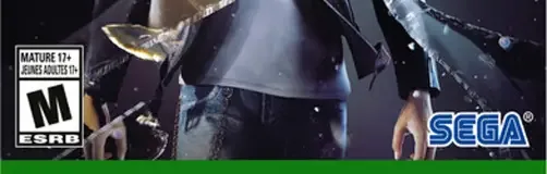 Judgment, the ESRB box on its front