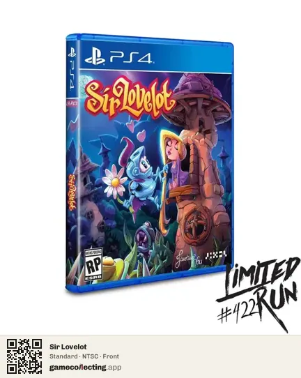 Sir Lovelot PlayStation 4, NTSC box front