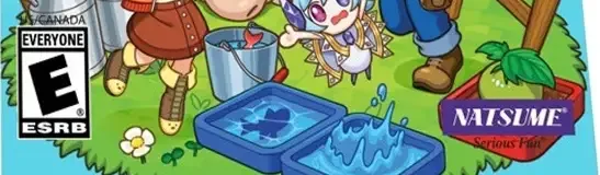 Harvest Moon: Mad Dash, the ESRB box on its front