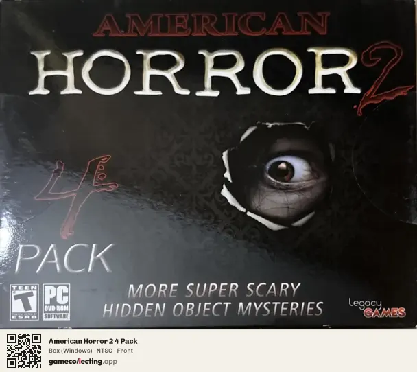 American Horror 2 4 Pack Computer, NTSC box front