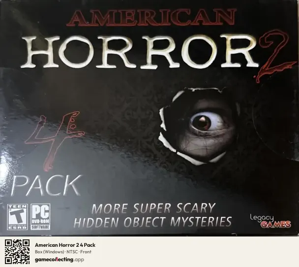 American Horror 2 4 Pack Computer, NTSC box front