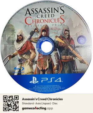 Assassin's Creed Chronicles PlayStation 4, Asia disc