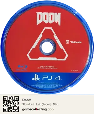 Doom PlayStation 4, Asia disc