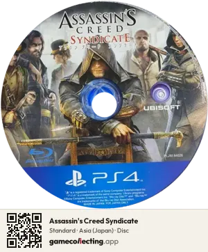 Assassin's Creed Syndicate PlayStation 4, Asia disc
