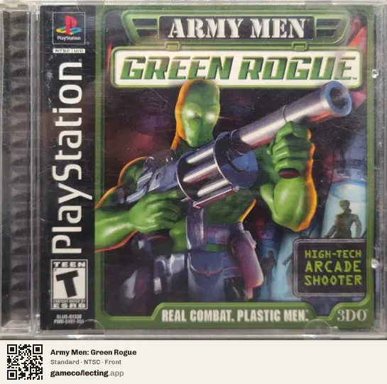 Army Men: Green Rogue PlayStation, NTSC box front