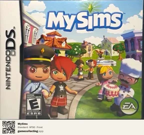 MySims Nintendo DS, NTSC box front