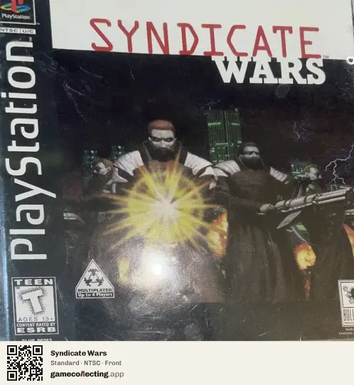 Syndicate Wars PlayStation, NTSC box front