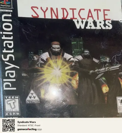 Syndicate Wars PlayStation, NTSC box front