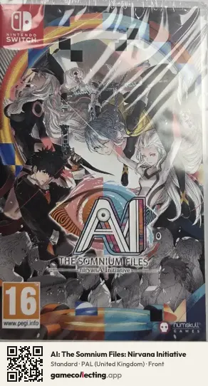 AI: The Somnium Files: Nirvana Initiative Nintendo Switch, United Kingdom box front