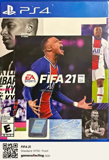 FIFA 21 PlayStation 4, NTSC box front