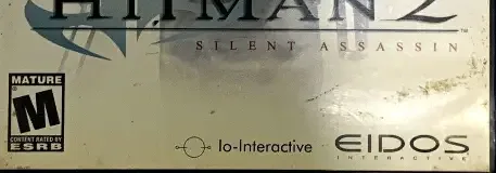 Hitman 2: Silent Assassin, the ESRB box on its front