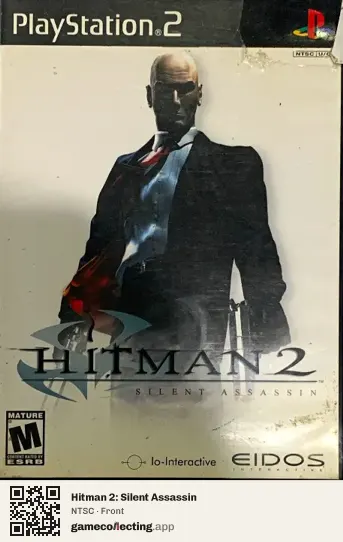 Hitman 2: Silent Assassin PlayStation 2, NTSC box front