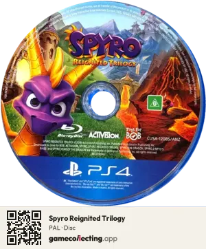 Spyro Reignited Trilogy PlayStation 4, PAL disc