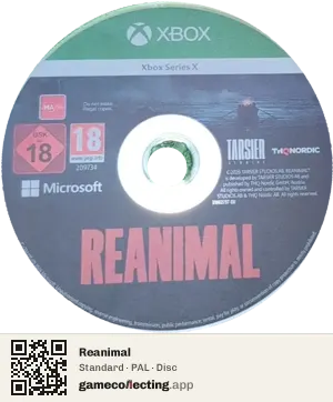 Reanimal Xbox Series X, PAL disc