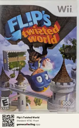 Flip's Twisted World Nintendo Wii, NTSC box front