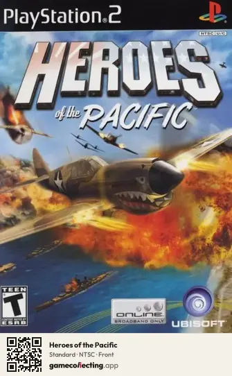 Heroes of the Pacific PlayStation 2, NTSC box front