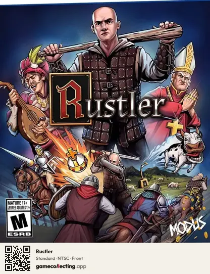 Rustler PlayStation 5, NTSC box front
