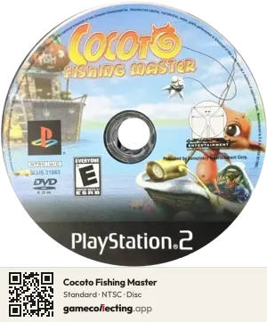 Cocoto Fishing Master PlayStation 2, NTSC disc