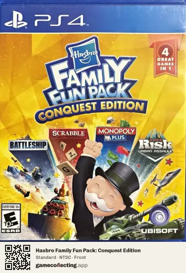 Hasbro Family Fun Pack: Conquest Edition PlayStation 4, NTSC box front