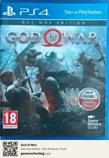 God of War PlayStation 4, Poland box front