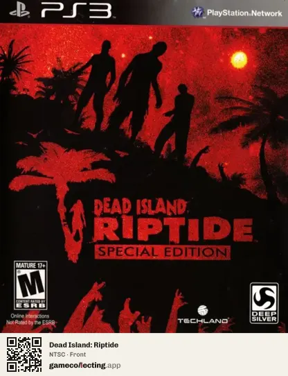 Dead Island: Riptide PlayStation 3, NTSC box front