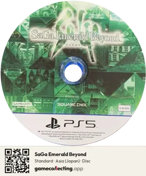 SaGa Emerald Beyond PlayStation 5, Asia disc