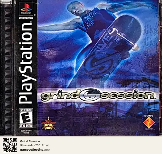 Grind Session PlayStation, NTSC box front