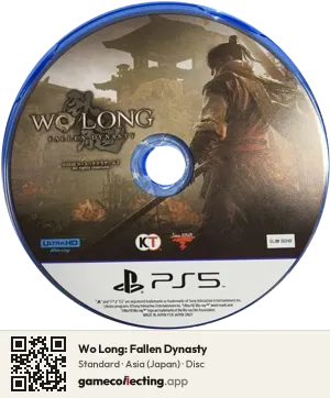Wo Long: Fallen Dynasty PlayStation 5, Asia disc