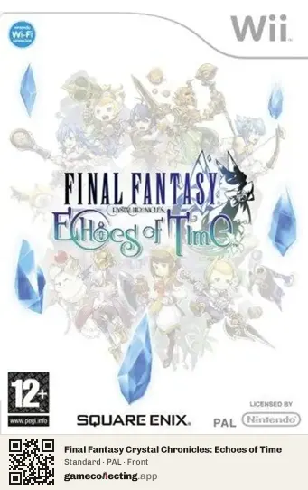 Final Fantasy Crystal Chronicles: Echoes of Time Nintendo Wii, PAL box front