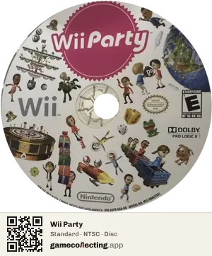 Wii Party Nintendo Wii, NTSC disc
