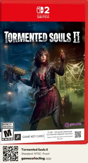 Tormented Souls II Nintendo Switch 2, NTSC box front