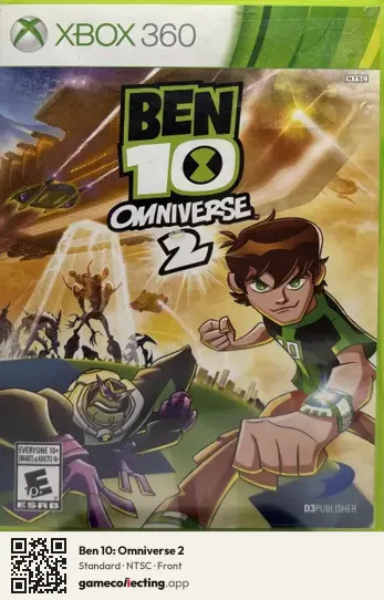 Ben 10: Omniverse 2 Xbox 360, NTSC box front
