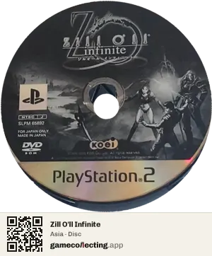Zill O'll Infinite PlayStation 2, Asia disc