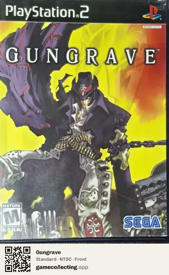 Gungrave PlayStation 2, NTSC box front