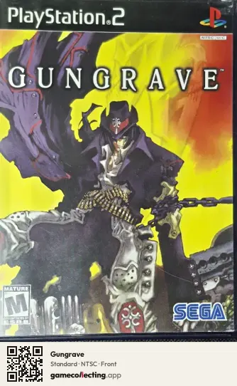 Gungrave PlayStation 2, NTSC box front