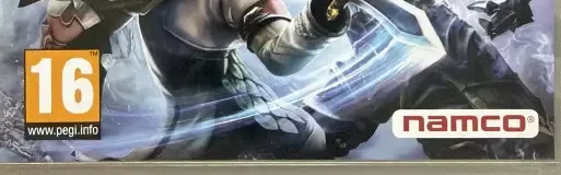 Soulcalibur V, the PEGI square on its front