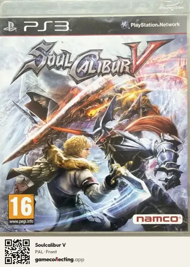 Soulcalibur V PlayStation 3, PAL box front