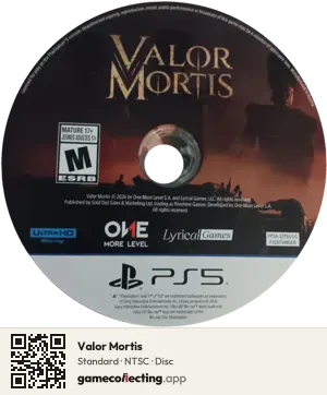 Valor Mortis PlayStation 5, NTSC disc