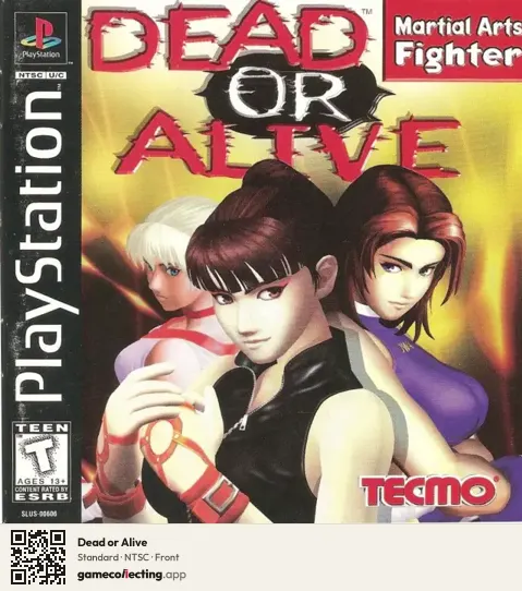 Dead or Alive PlayStation, NTSC box front
