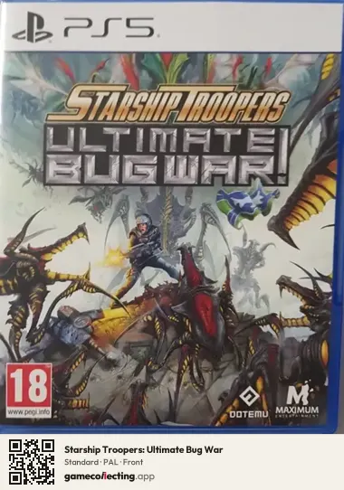 Starship Troopers: Ultimate Bug War PlayStation 5, PAL box front