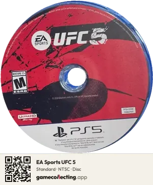 EA Sports UFC 5 PlayStation 5, NTSC disc