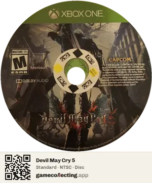 Devil May Cry 5 Xbox One, NTSC disc