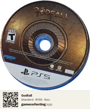 Godfall PlayStation 5, NTSC disc