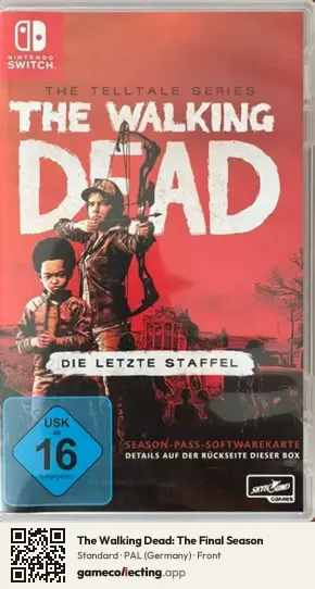 The Walking Dead: The Final Season Nintendo Switch, Germany box front